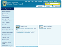 Tablet Screenshot of hannibalpd.com